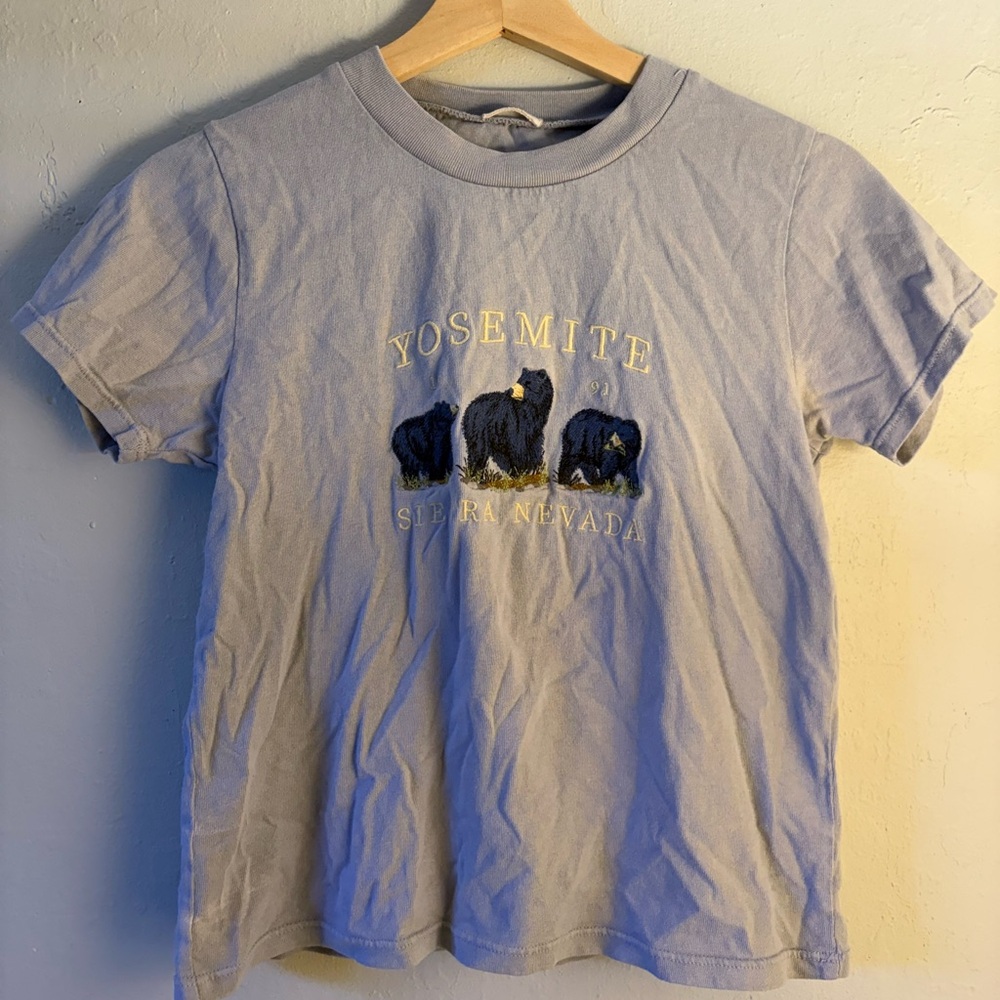 PacSun Light Blue Yosemite Graphic Tee